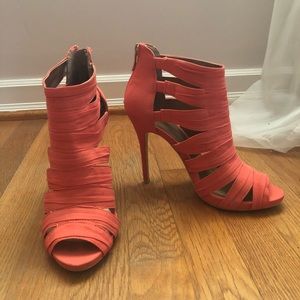 Peach heels